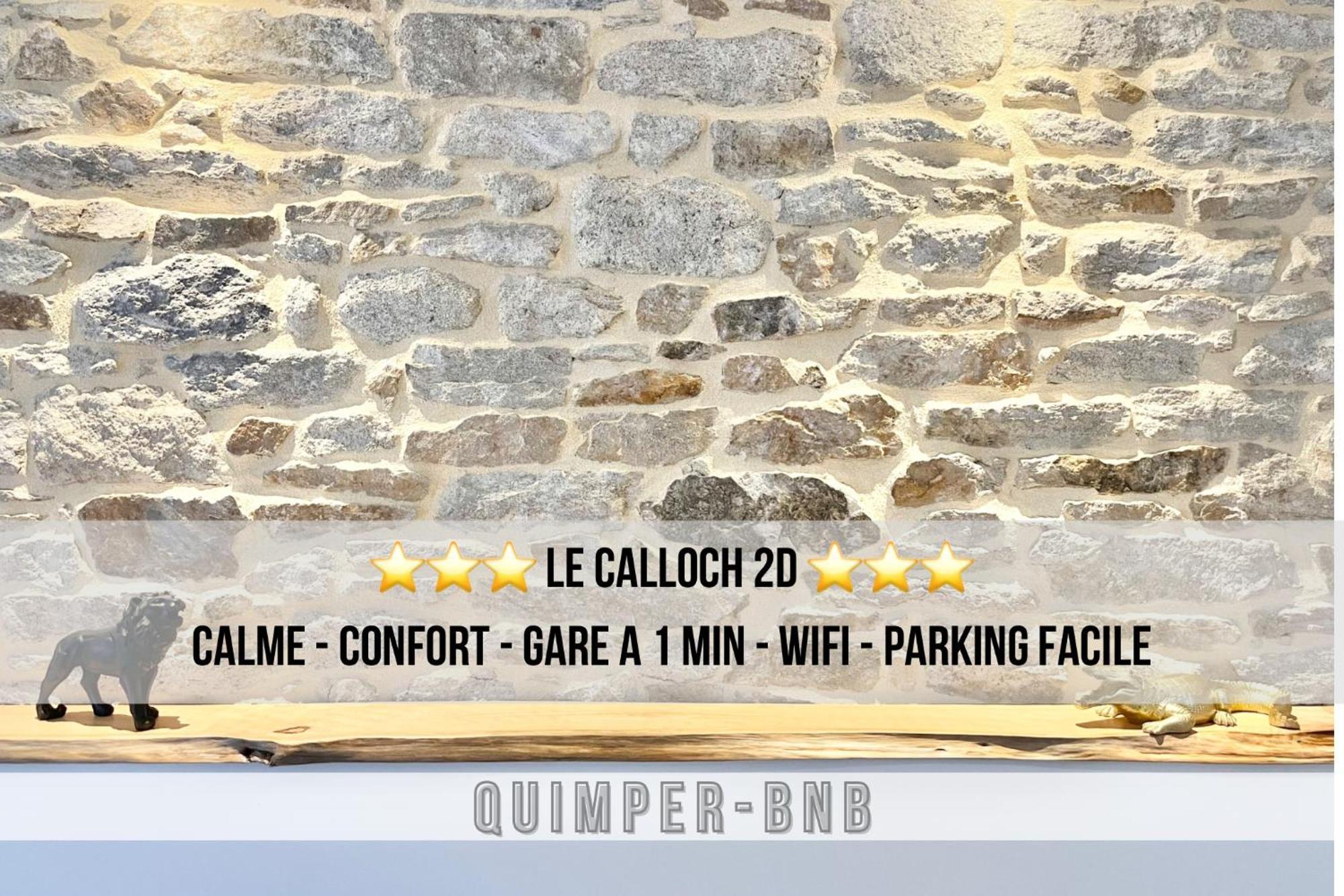 Le Calloch 2D - Studio 4 Etoiles - Quartier Gare - Wifi - Netflix Quimper Exterior foto